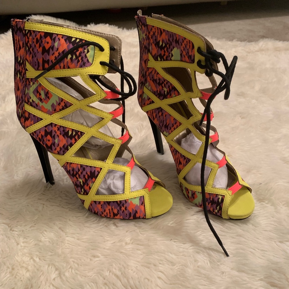 Multi color Heels